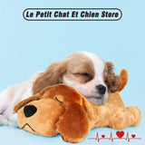 Heartbeat Stuffed Toy Comfortable Dogs Toy For Anxiety Relief Doggy Behavioral Training Aid