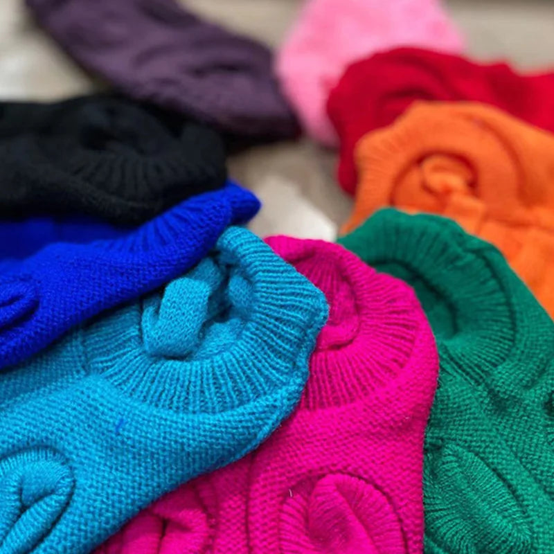 Knitted Pet Clothes Sweater