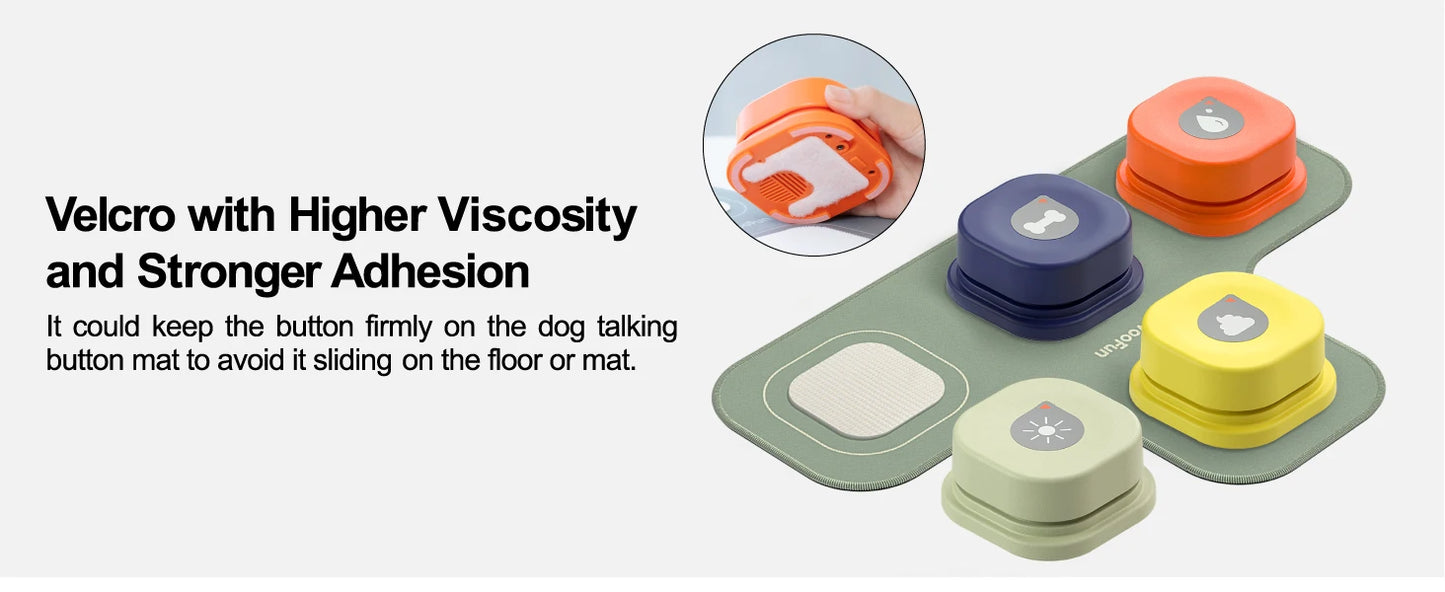 Dog Toy with Button Record Talking Pet Communication Vocal Training Interactive