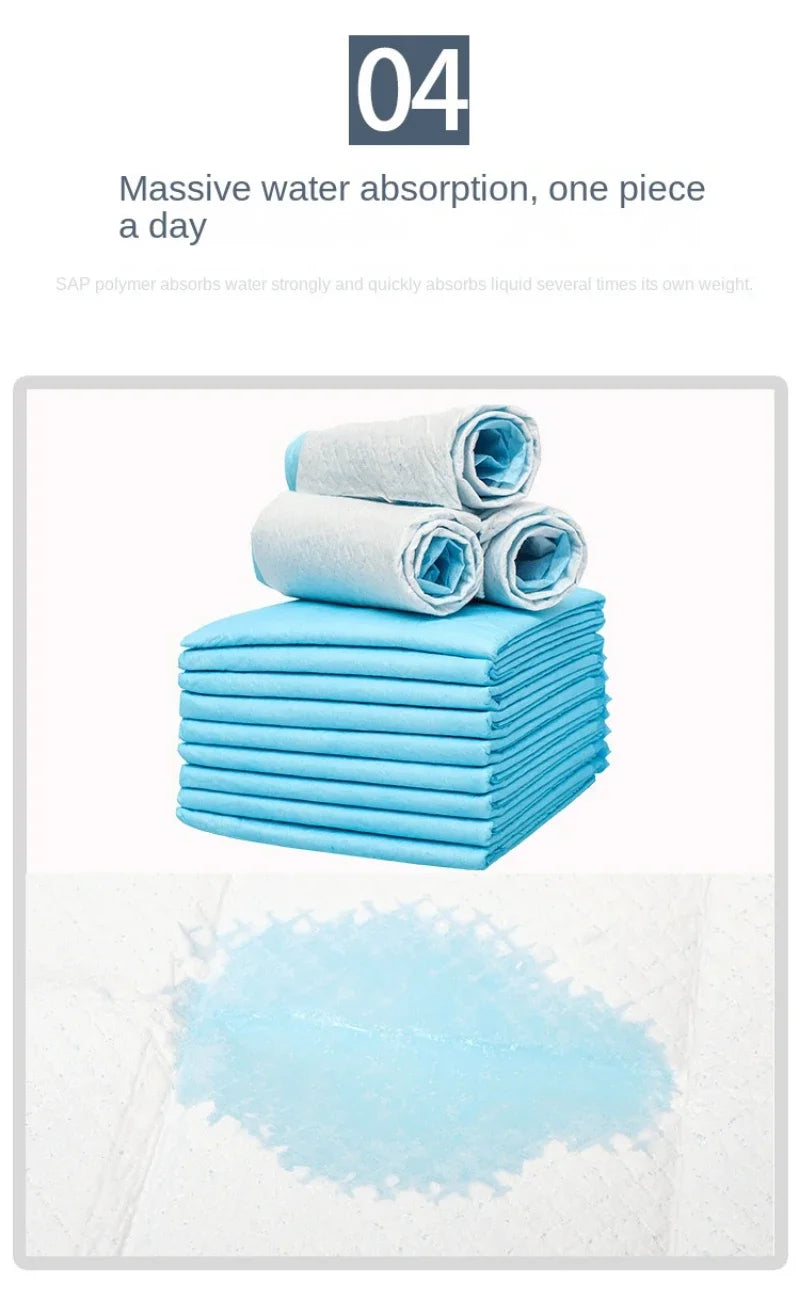 100/50/40/20PCS Absorbent Dogs Disposable Pee Pads Quick Dry Surface Mat Clean Cushion Dog Supplies