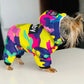 Small Dog Clothes Winter Warm Dog Coat Windproof Snowsuit