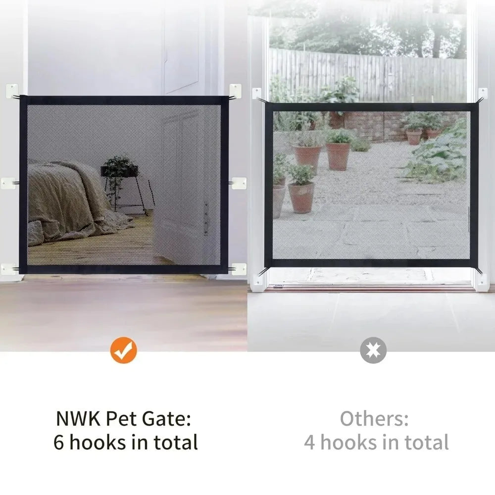 Pet Dog Barrier Fences With 6Pcs Hook