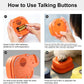Dog Toy with Button Record Talking Pet Communication Vocal Training Interactive