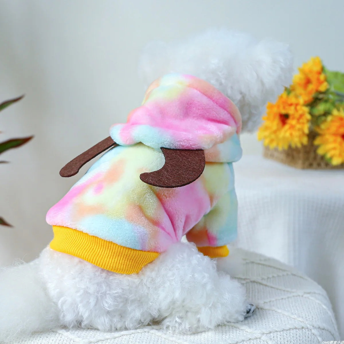 Dog Cat Autumn Winter Plush Thickened Warm Coat