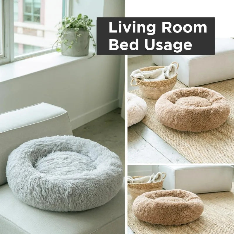 Washable Donut Bed Ideal for Small and Large Pets
