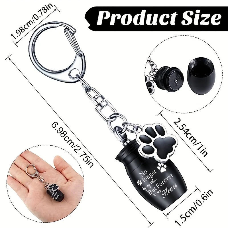 Pet Urns Keychain Dog/Cat  for Memorial Ashes