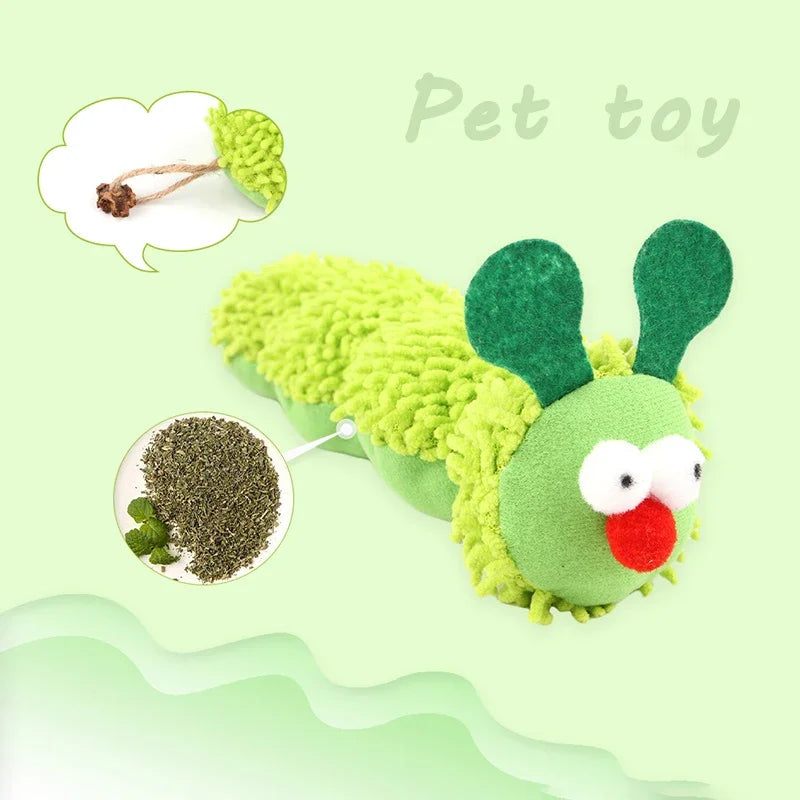 Caterpillar Catnip Molar Chew Toy