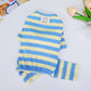 Pet Jumpsuits Fashion Striped