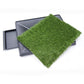 Dog Poop Toilet Mat Artificial Grass Pee Pad Dog Grass Large Patch Washed Reusable Training Potty Indoor Puppy Pee Potty Tray