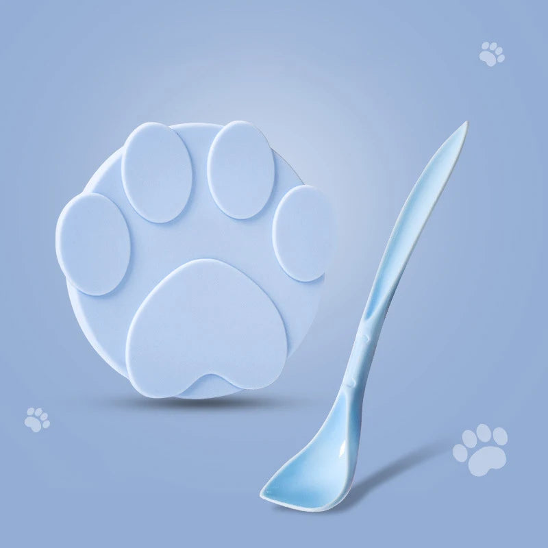 Portable Silicone Pet Canned Sealer With or Without Spoon