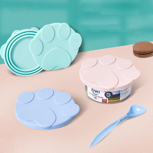Portable Silicone Pet Canned Sealer With or Without Spoon