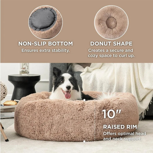 Donut Washable Large Pet Bed