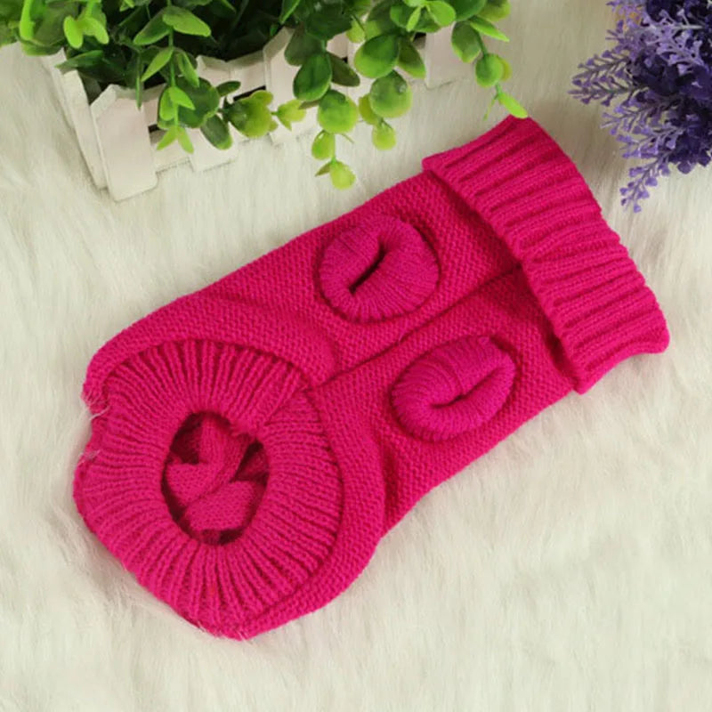 Knitted Pet Clothes Sweater