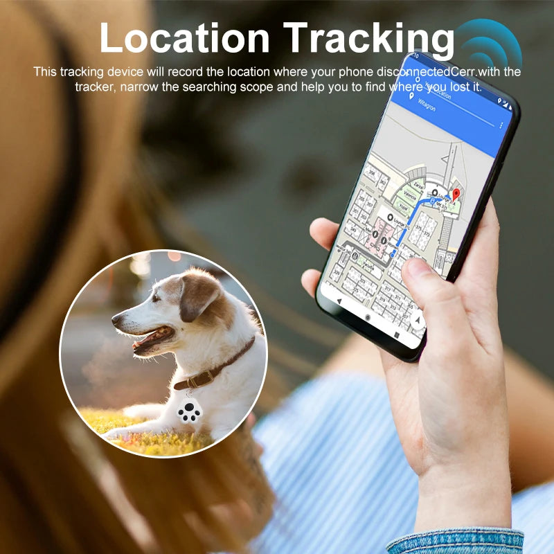 Mini GPS Locator Tracking For Ios / Android Smart Finder for pets