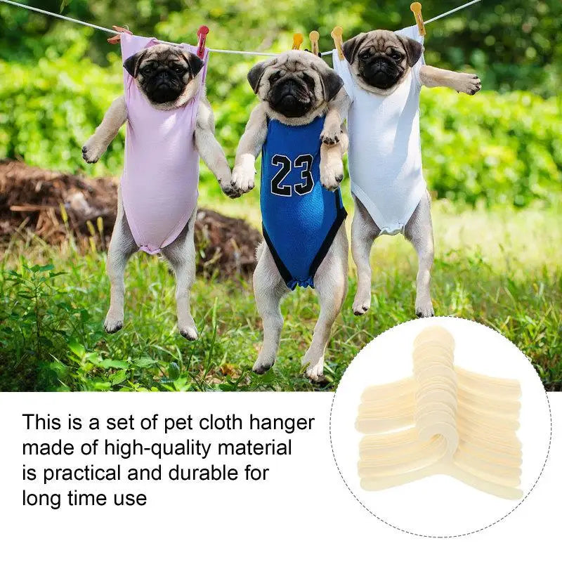 20pcs Pet Clothes Hanger