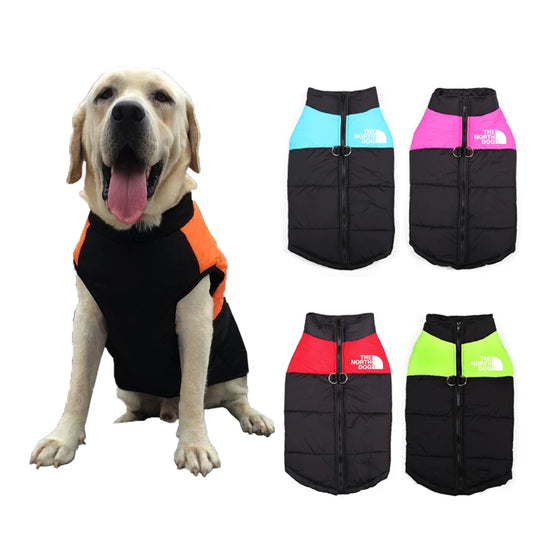 8 Size S-5XL Waterproof Warm Large Dog Vest Cat Puppy Ski Coats