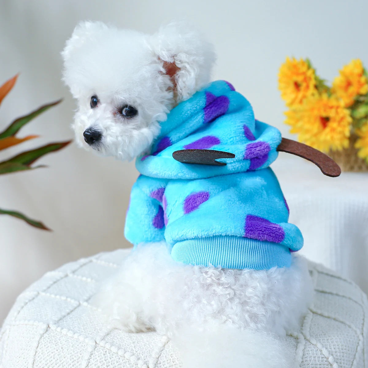 Dog Cat Autumn Winter Plush Thickened Warm Coat