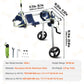2 Wheels Pet Wheelchair for Back Legs