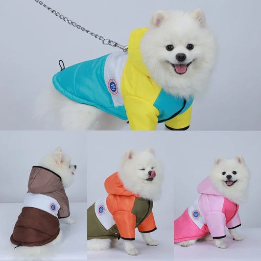 Dog Winter Pet Cotton Jacket  For Small Medium Dogs Cats