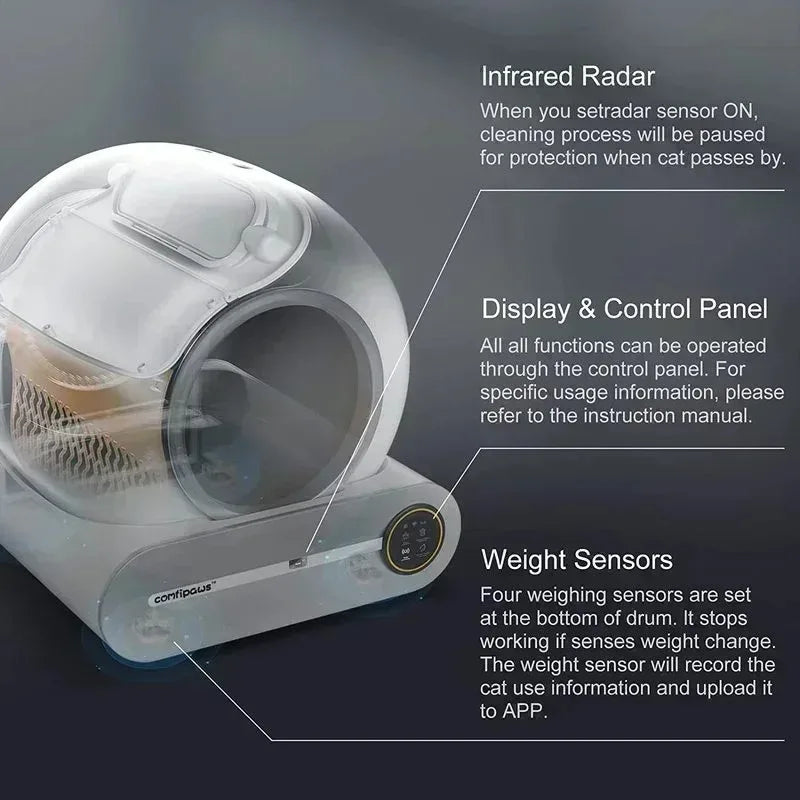 Automatic Intelligent Closed Cat Litter Pan