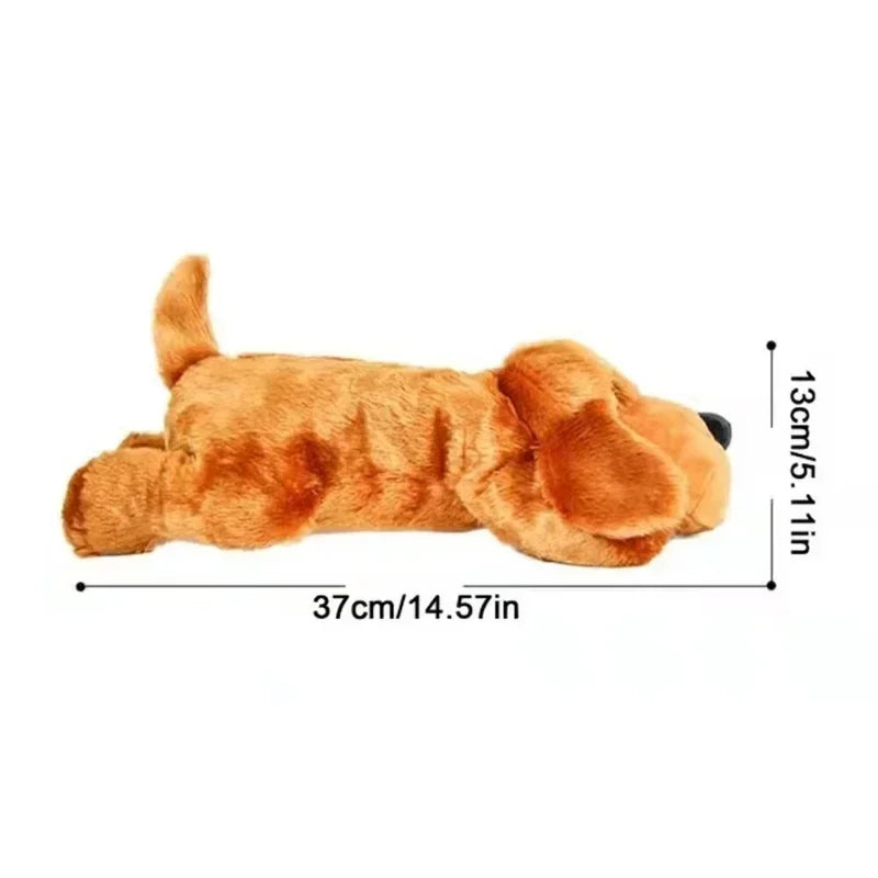 Heartbeat Stuffed Toy Comfortable Dogs Toy For Anxiety Relief Doggy Behavioral Training Aid