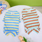 Pet Jumpsuits Fashion Striped