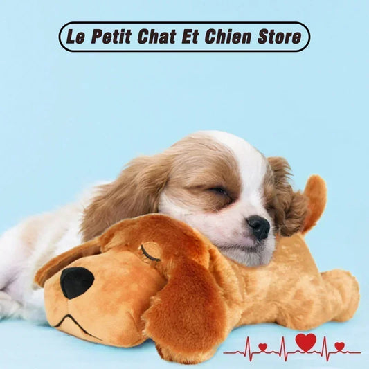 Heartbeat Stuffed Toy Comfortable Dogs Toy For Anxiety Relief Doggy Behavioral Training Aid