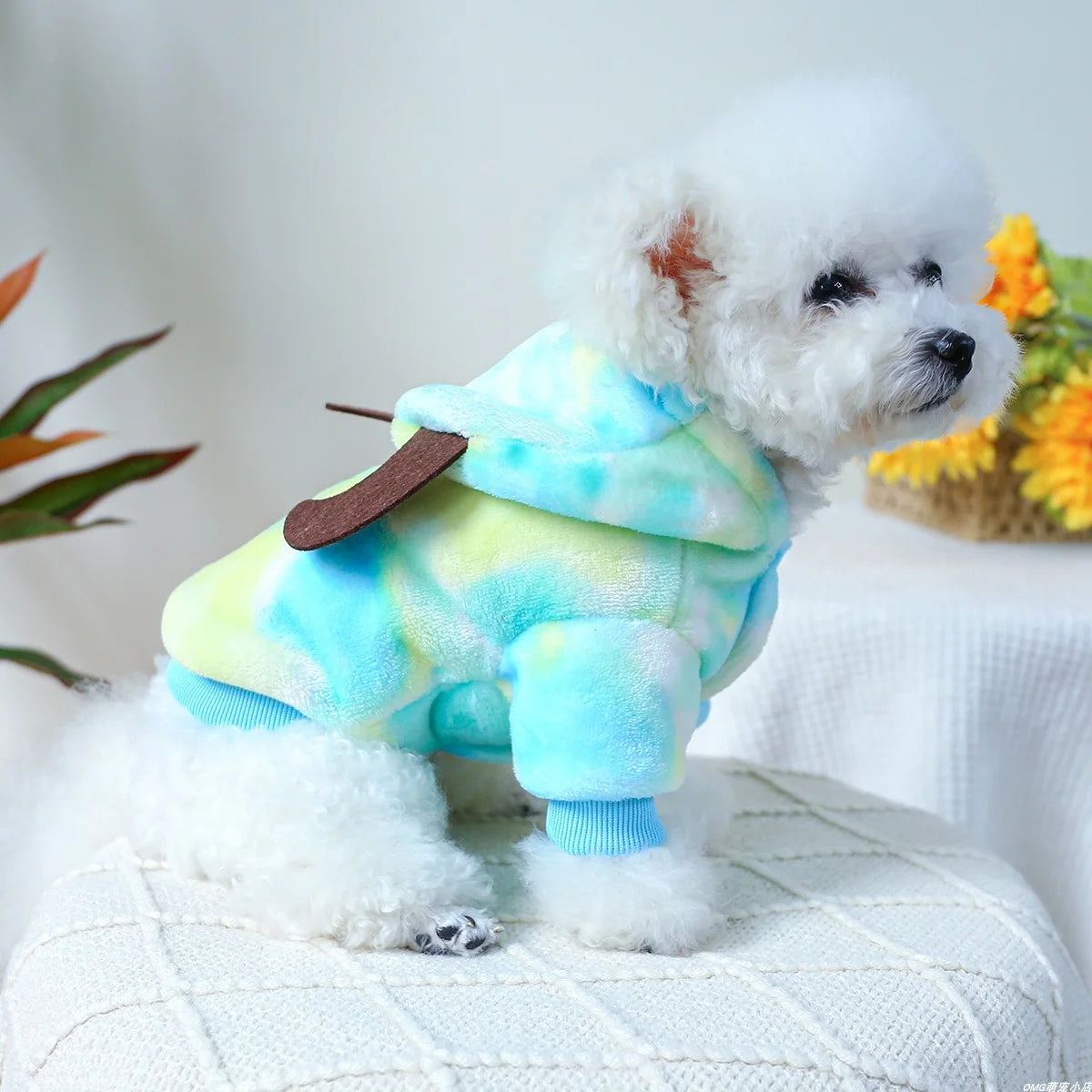 Dog Cat Autumn Winter Plush Thickened Warm Coat