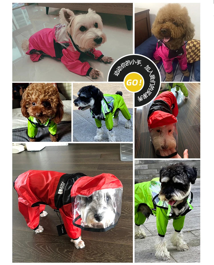 Pet Dog Raincoat
