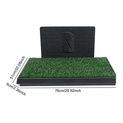 Dog Poop Toilet Mat Artificial Grass Pee Pad Dog Grass Large Patch Washed Reusable Training Potty Indoor Puppy Pee Potty Tray