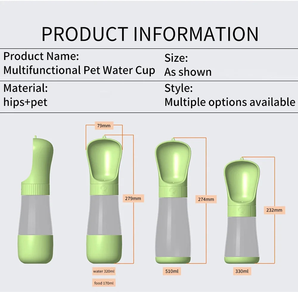 Portable Dog Water Bottle for Dogs