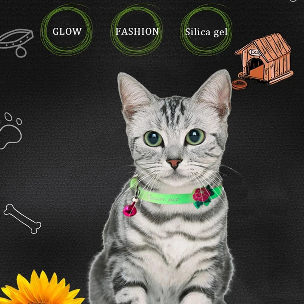 Luminous Cat Necklace Glowing Collar