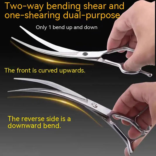 Fur Trimming Bent Scissors