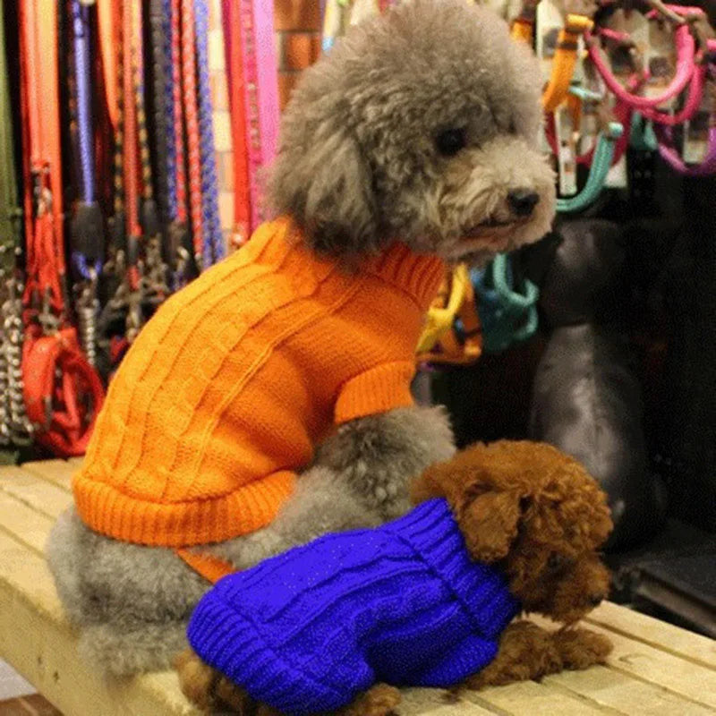 Knitted Pet Clothes Sweater