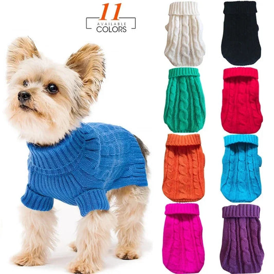Knitted Pet Clothes Sweater