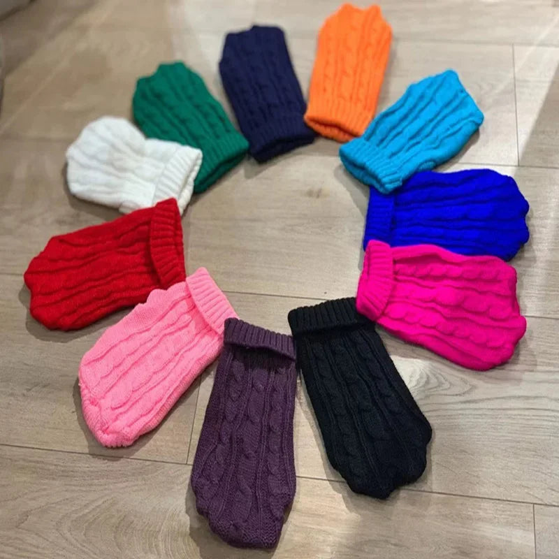 Knitted Pet Clothes Sweater