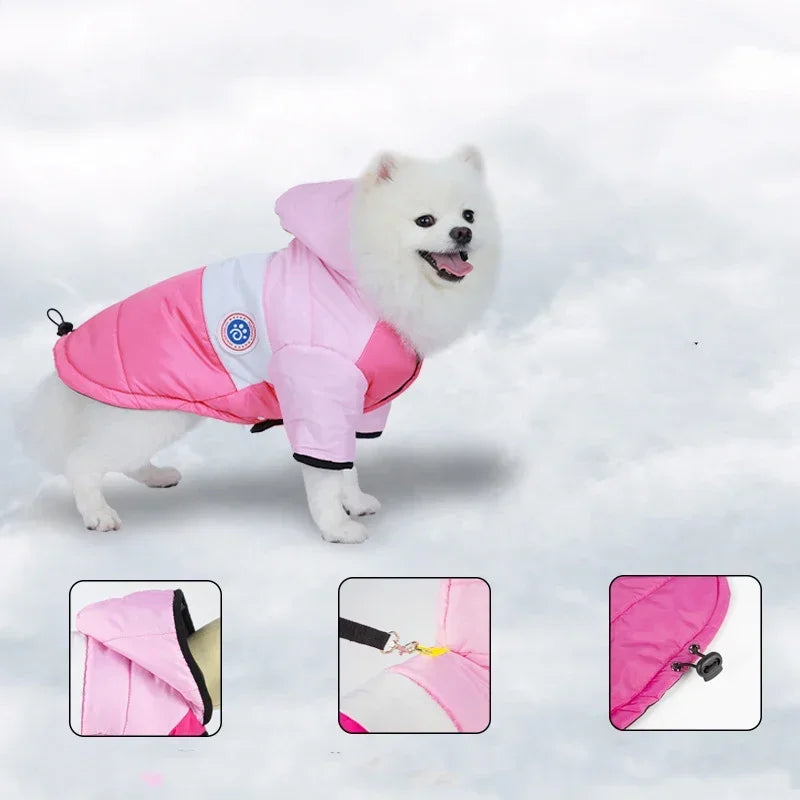 Dog Winter Pet Cotton Jacket  For Small Medium Dogs Cats