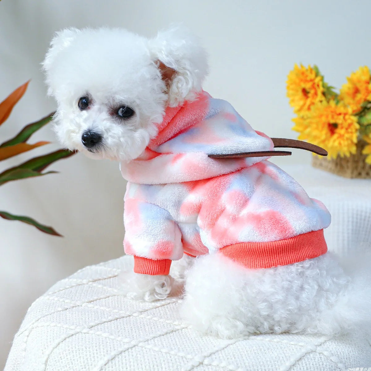 Dog Cat Autumn Winter Plush Thickened Warm Coat