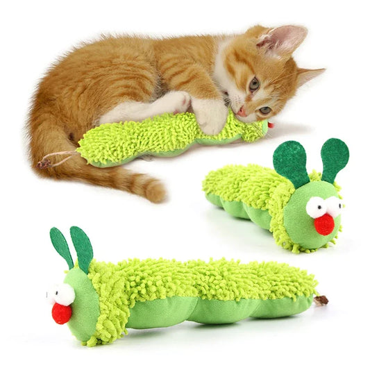 Caterpillar Catnip Molar Chew Toy