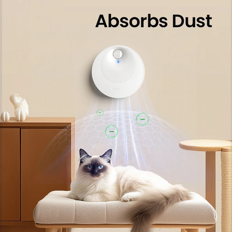 Smart Cat Litter Deodoriser 4000mAh Cat Odor Purifier For Cat Litter Box Automatic Pet Toilet Deodorant Purifier Supplies