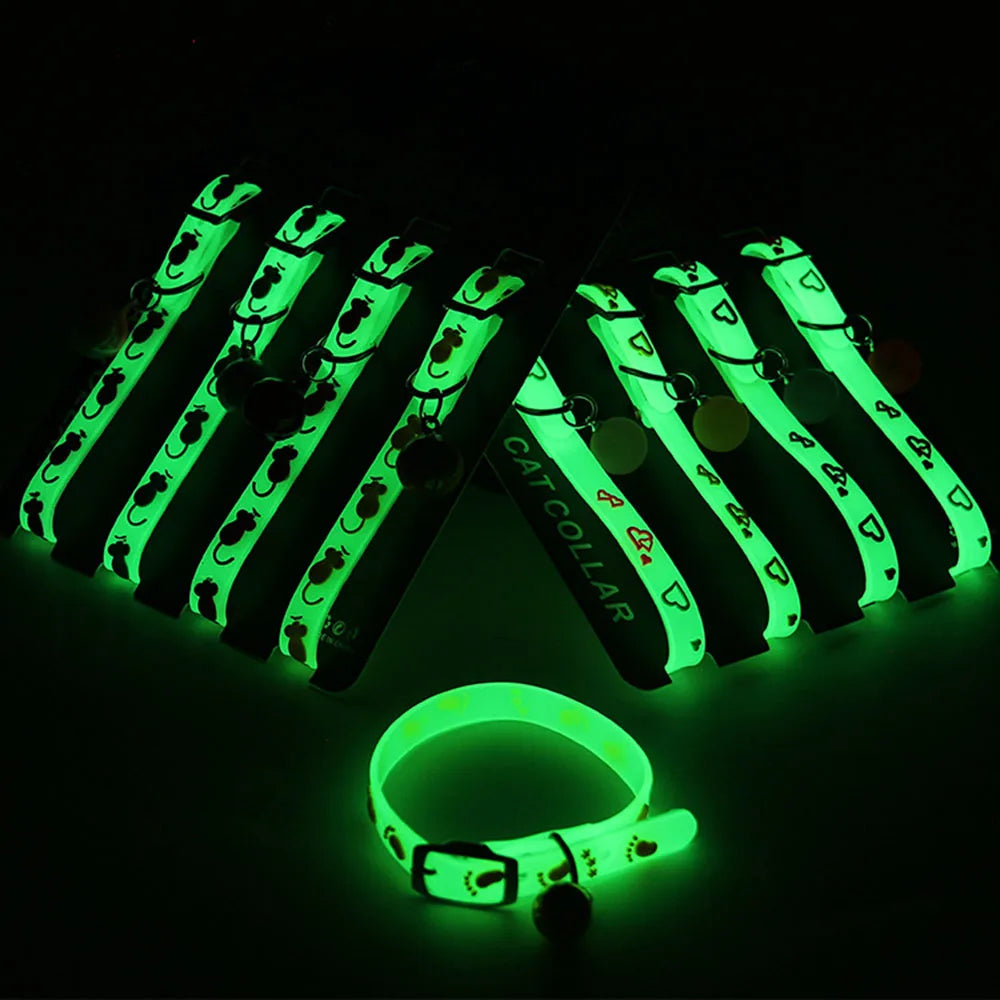Luminous Cat Necklace Glowing Collar