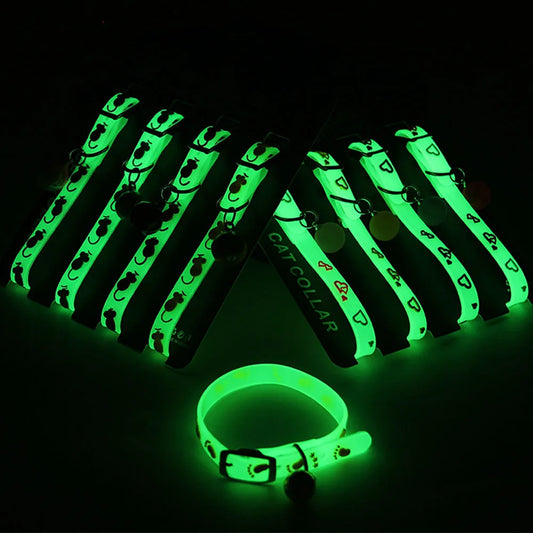 Luminous Cat Necklace Glowing Collar
