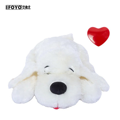 Heartbeat Stuffed Toy Comfortable Dogs Toy For Anxiety Relief Doggy Behavioral Training Aid