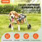 2 Wheels Pet Wheelchair for Back Legs