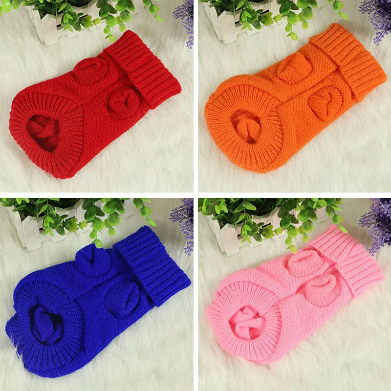 Knitted Pet Clothes Sweater