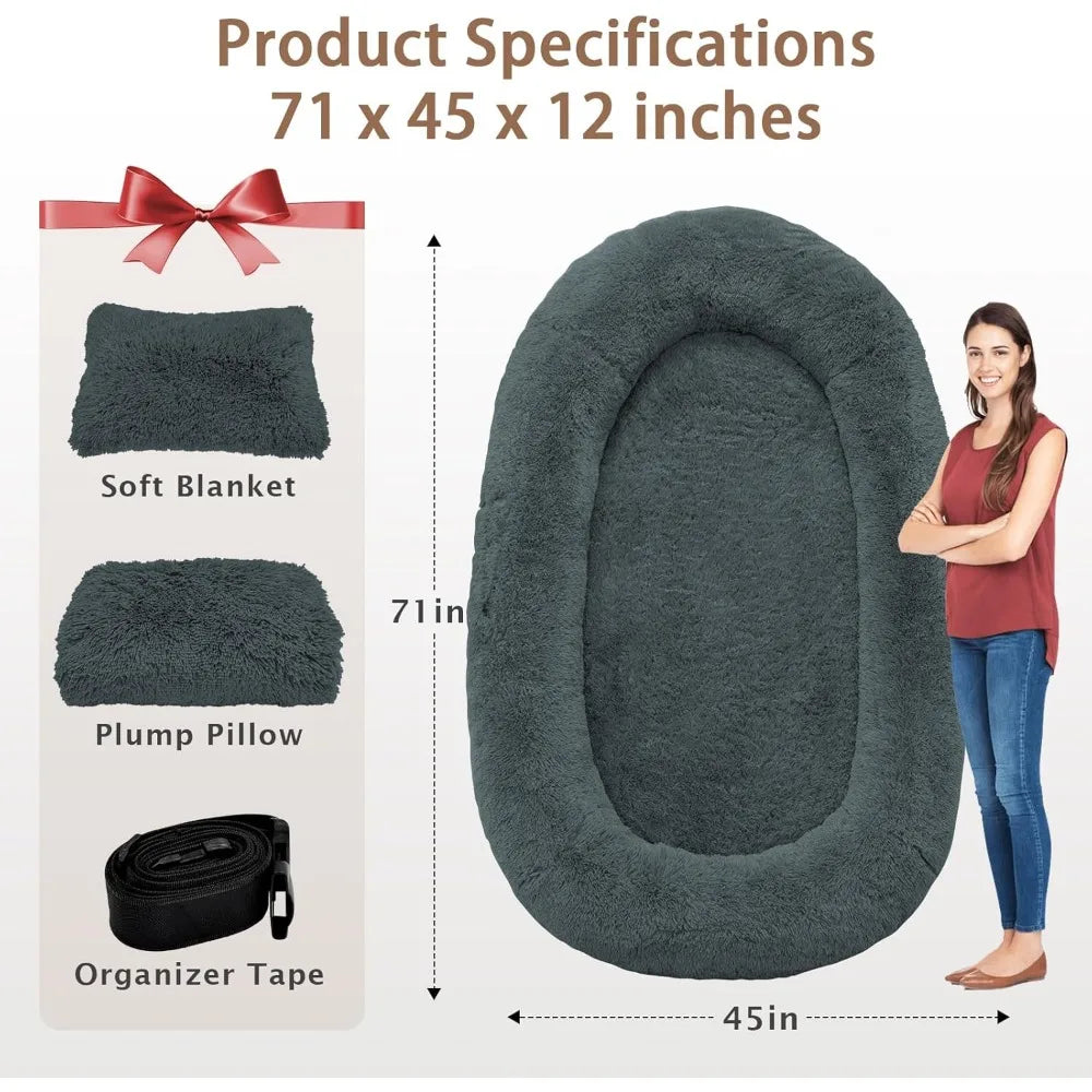 ROOMTEC Human Dog Bed, 71''x45''x12''