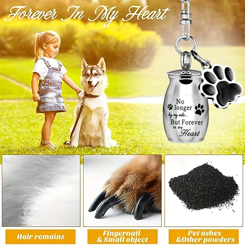 Pet Urns Keychain Dog/Cat  for Memorial Ashes