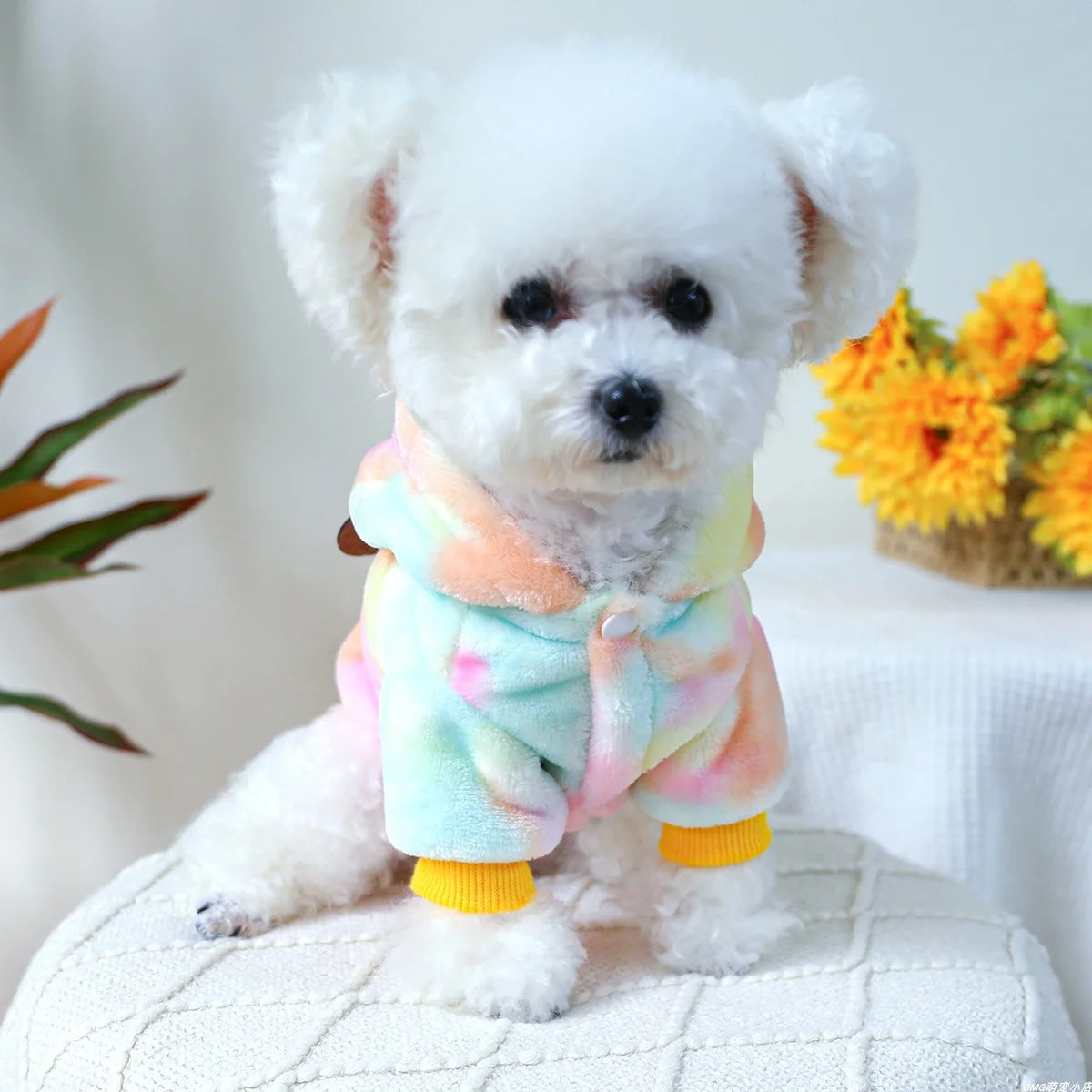 Dog Cat Autumn Winter Plush Thickened Warm Coat