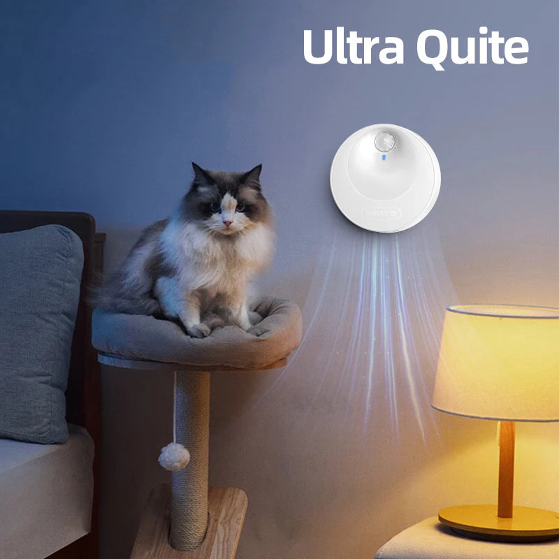 Smart Cat Litter Deodoriser 4000mAh Cat Odor Purifier For Cat Litter Box Automatic Pet Toilet Deodorant Purifier Supplies
