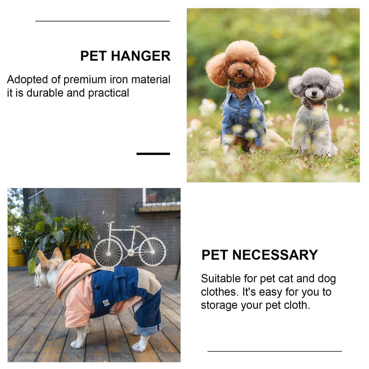 20pcs Pet Clothes Hanger